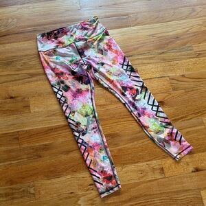 RBX Multicolor Leggings with Black Accents